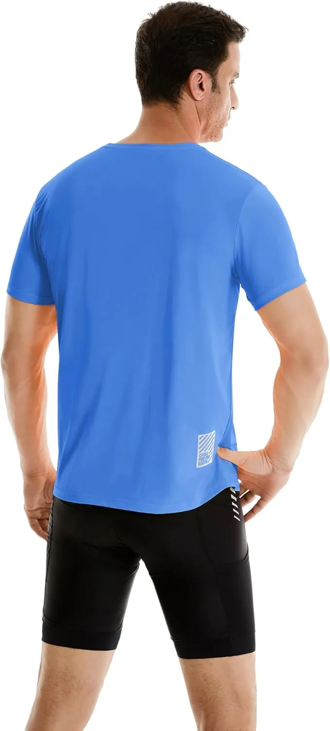 3 or 5 Pack Workout Shirts for Men Quick Dry Running T-Shirt Short Sleeves Moisture Wicking Crew Neck Tee Athletic Casual Top