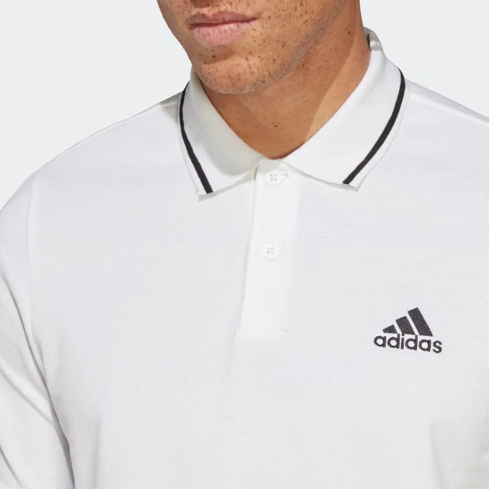 adidas Men's Aeroready Essentials Pique Small Logo Polo Shirt