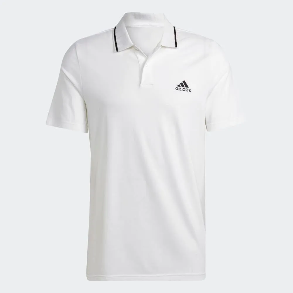 adidas Men's Aeroready Essentials Pique Small Logo Polo Shirt