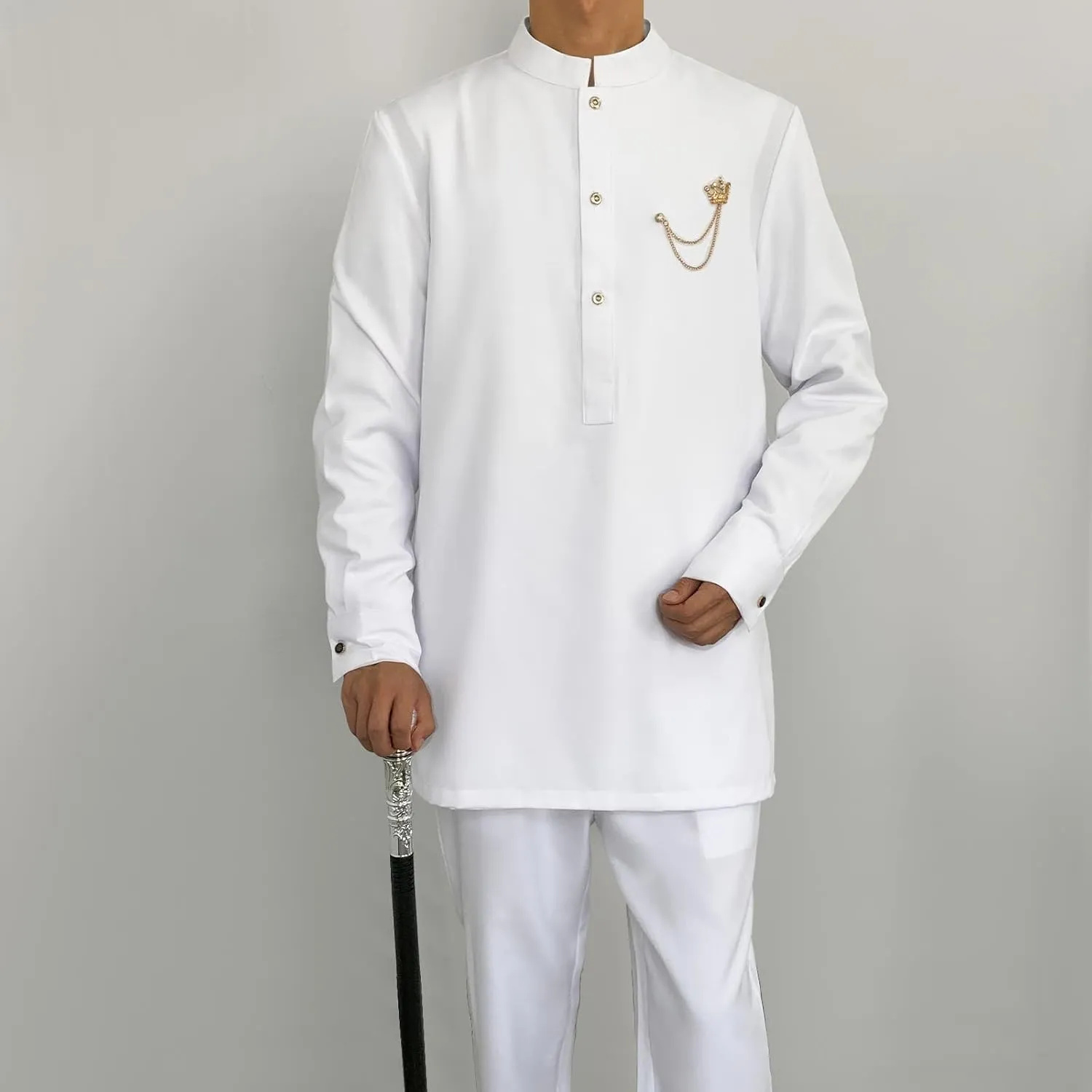 African Dashiki Suits for Men Shirt Pants 2 Piece Set Outfit Nigerian Clothes Wedding Attire Clothing