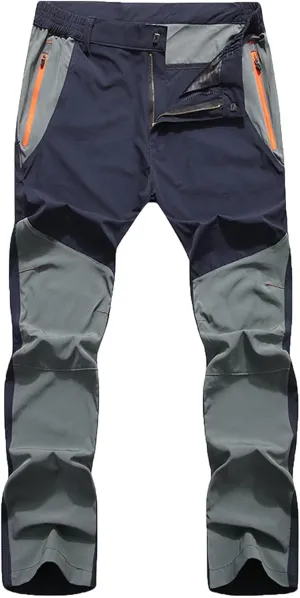 Assault Pants for Men Outdoor Fashion Color Contrast Plush Thickened Cycling Climbing Trousers Sport Sweatpants