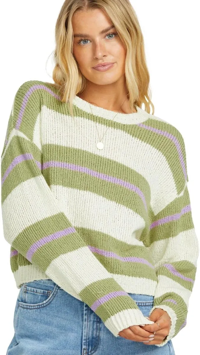 Billabong Women's Make It Waves Relaxed Fit Sweater