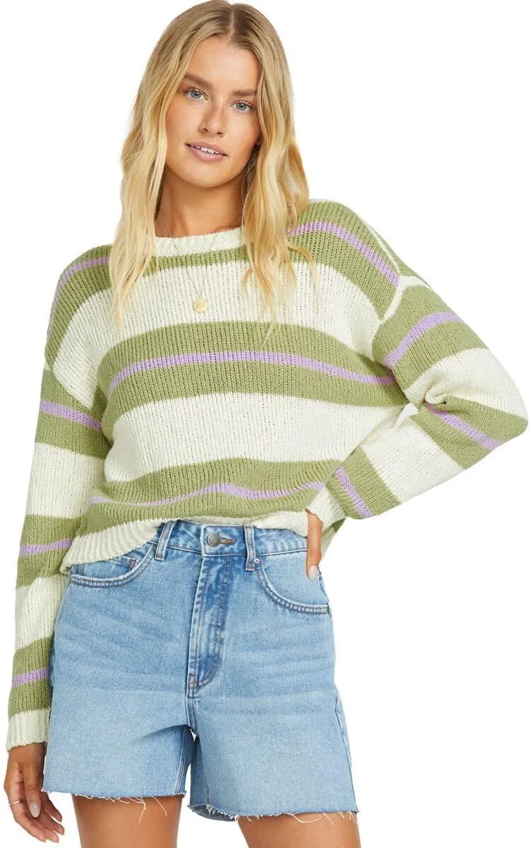 Billabong Women's Make It Waves Relaxed Fit Sweater