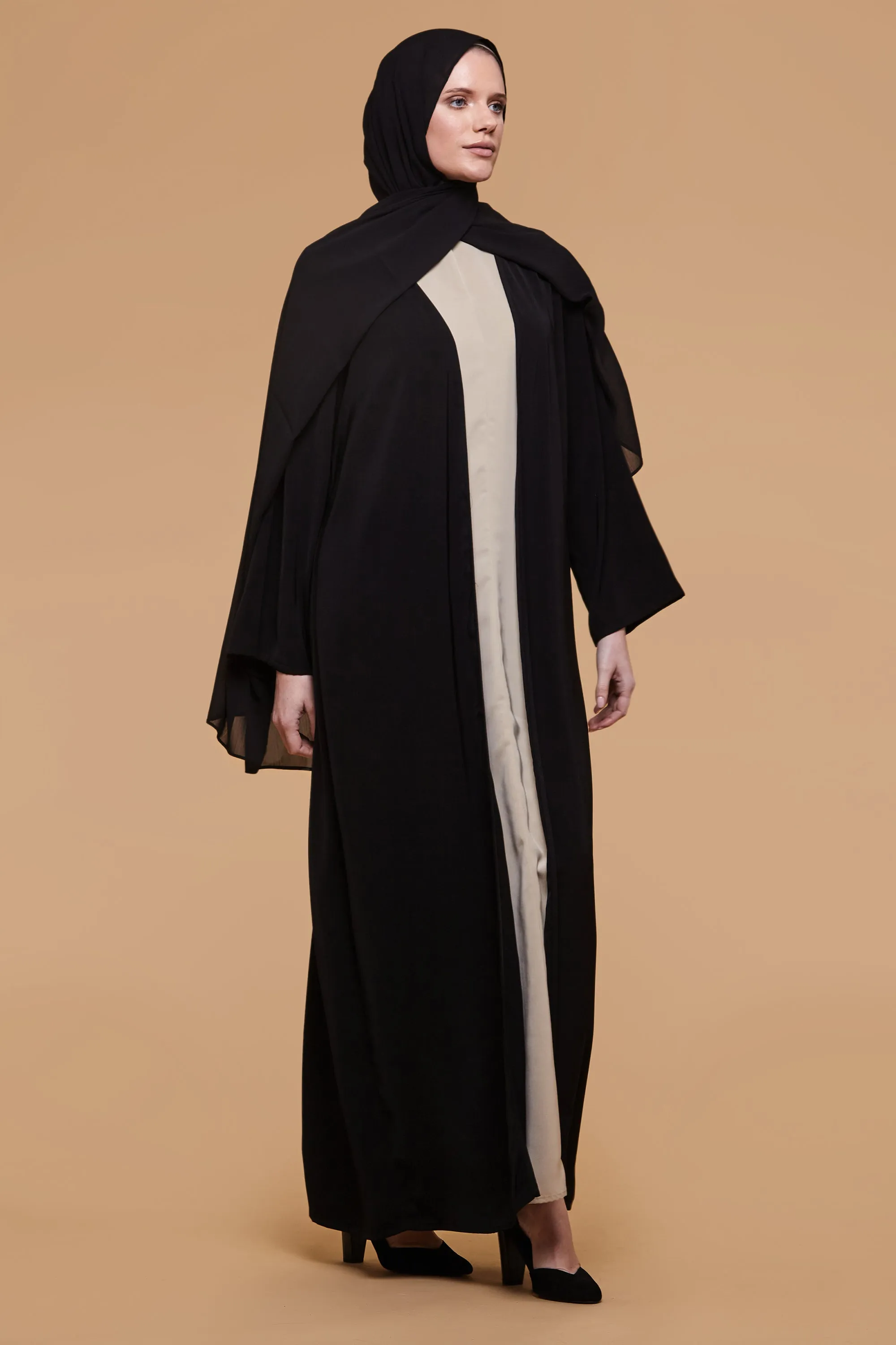 Black Soft Touch Kimono
