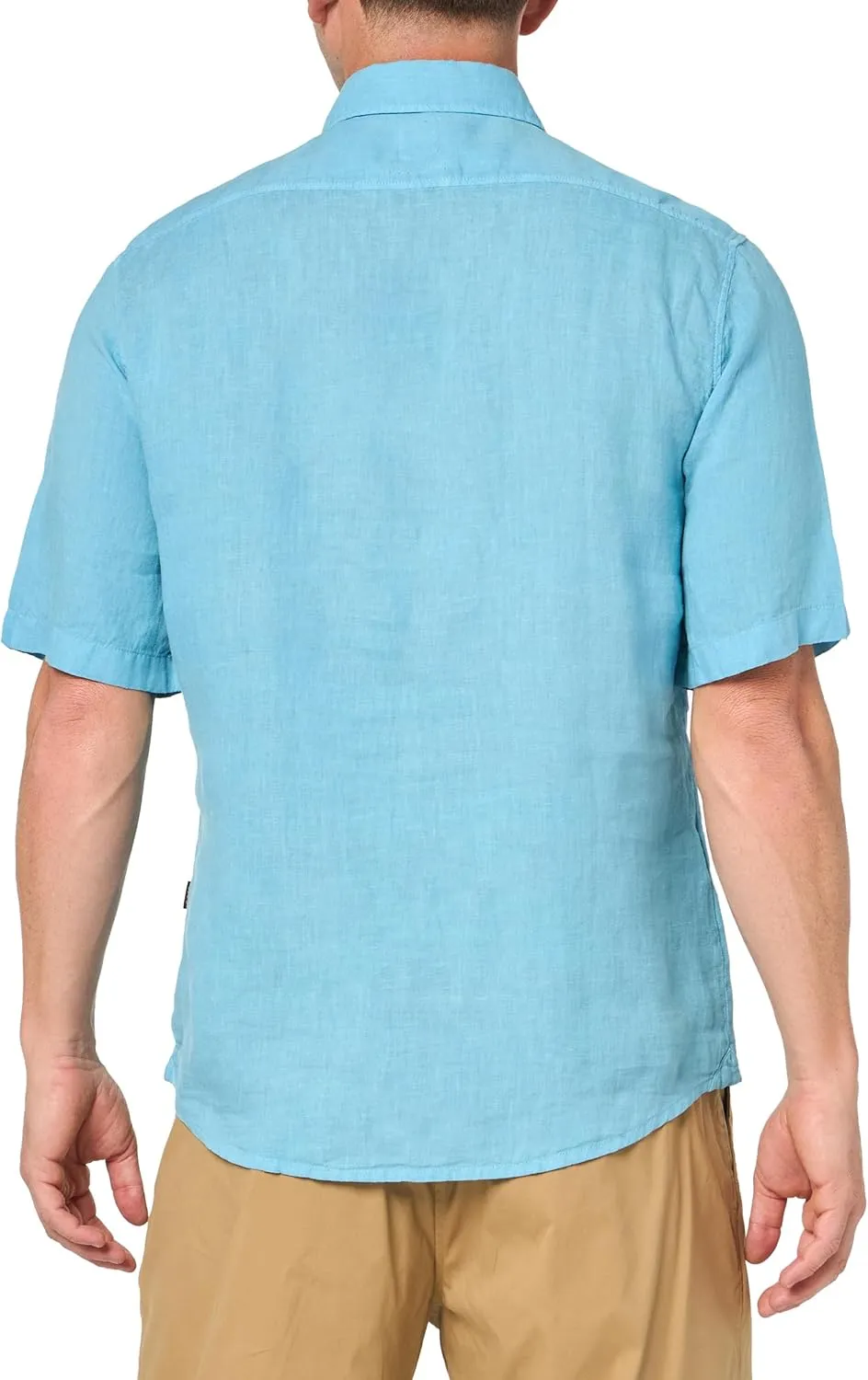 BOSS Men's Regular Fit Cotton Oxford Short-Sleeve Shirt