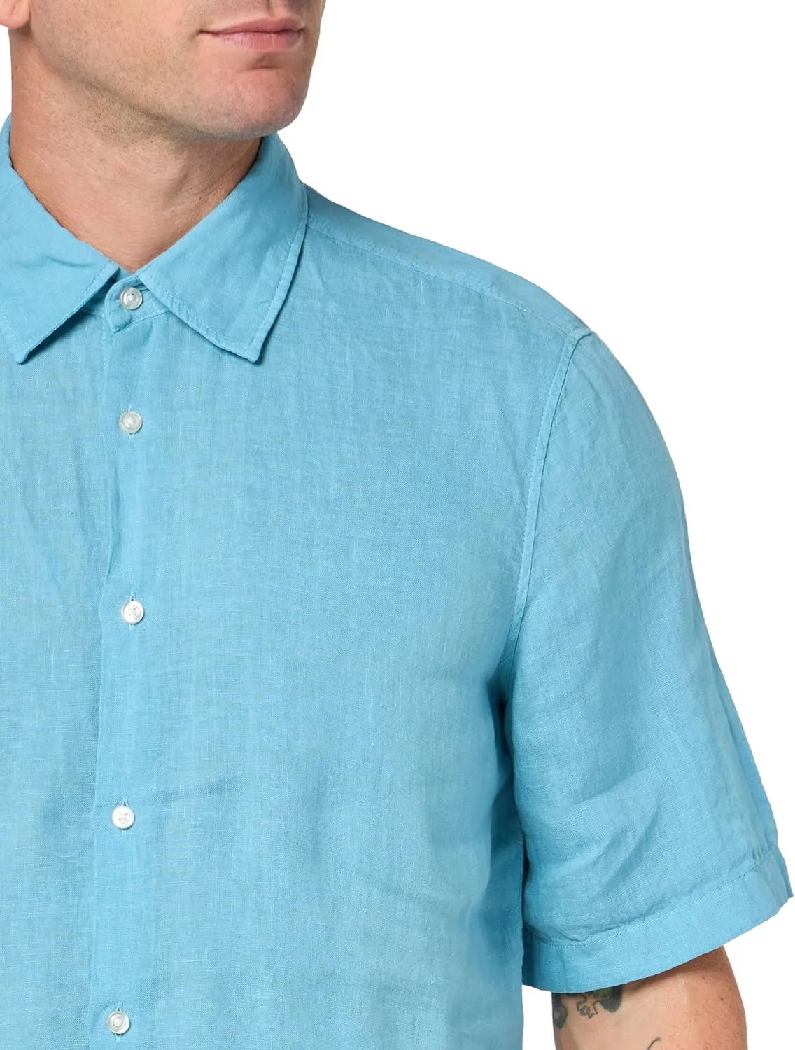 BOSS Men's Regular Fit Cotton Oxford Short-Sleeve Shirt