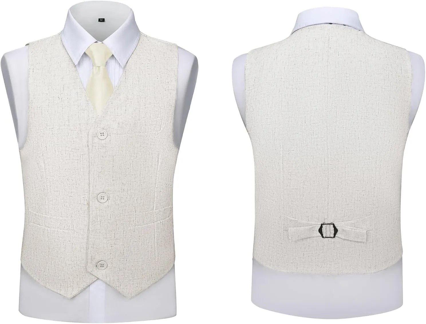 Boys Linen Suit, Toddler Wedding Tuxedos, Teens Boy Suits Set for Kids Beach Summer Outfits