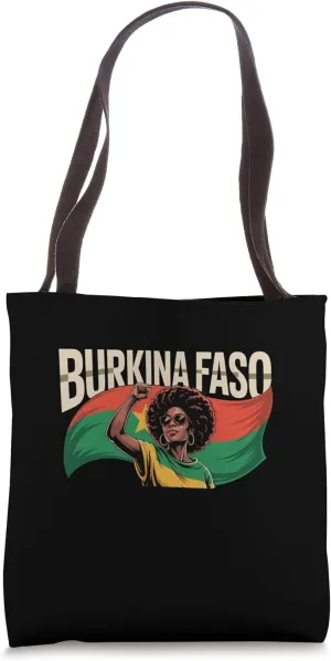 Burkina Faso Flag Design - Great Way To Show Your Love Tote Bag