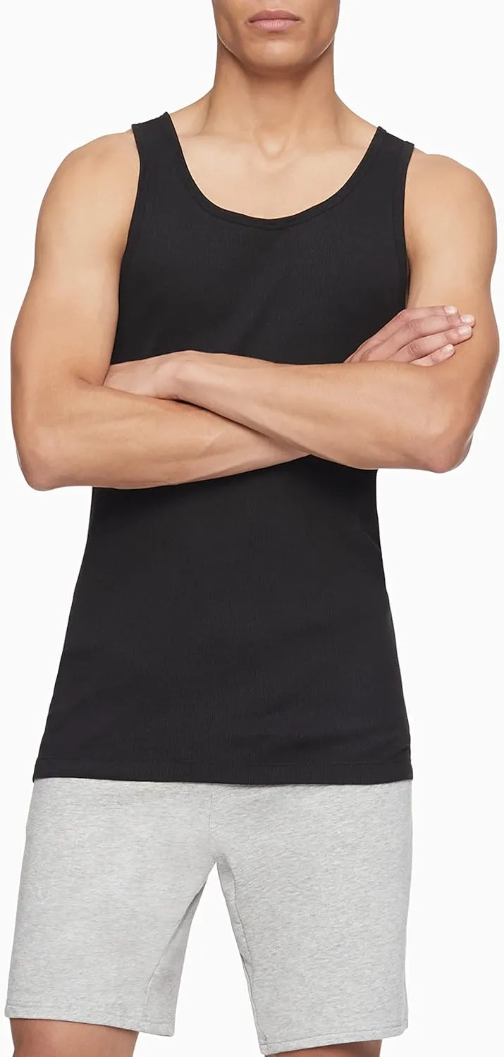 Calvin Klein Men's Cotton Classics 3-Pack Tanks
