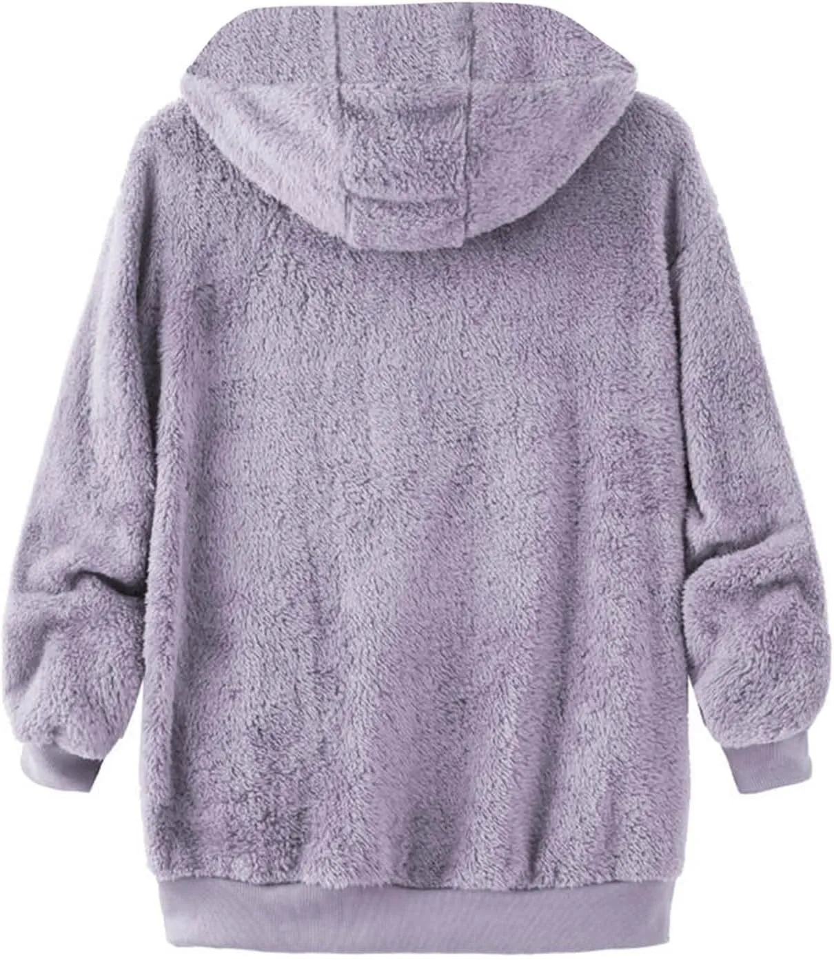 Cbcbtwo Fuzzy Fleece Jacket for Women 2025 Plus Size Warm Winter Coats Fluffy Sherpa Hoodie Zip up Casual Cardigan Outerwear