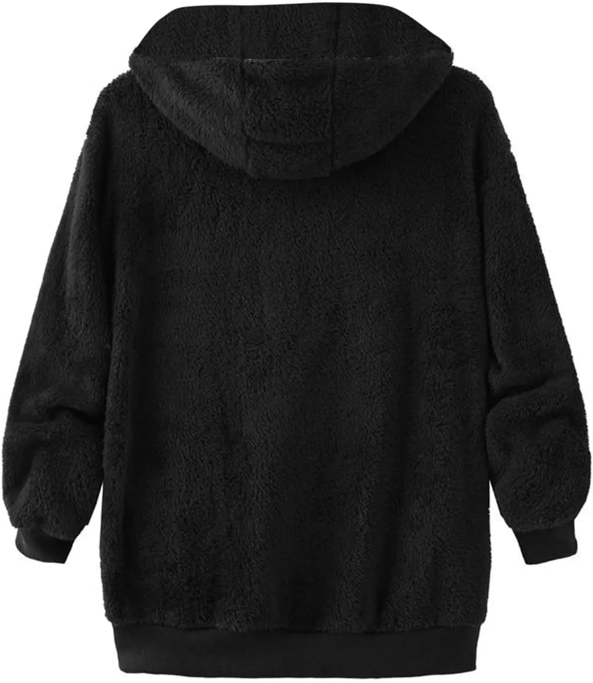 Cbcbtwo Fuzzy Fleece Jacket for Women 2025 Plus Size Warm Winter Coats Fluffy Sherpa Hoodie Zip up Casual Cardigan Outerwear