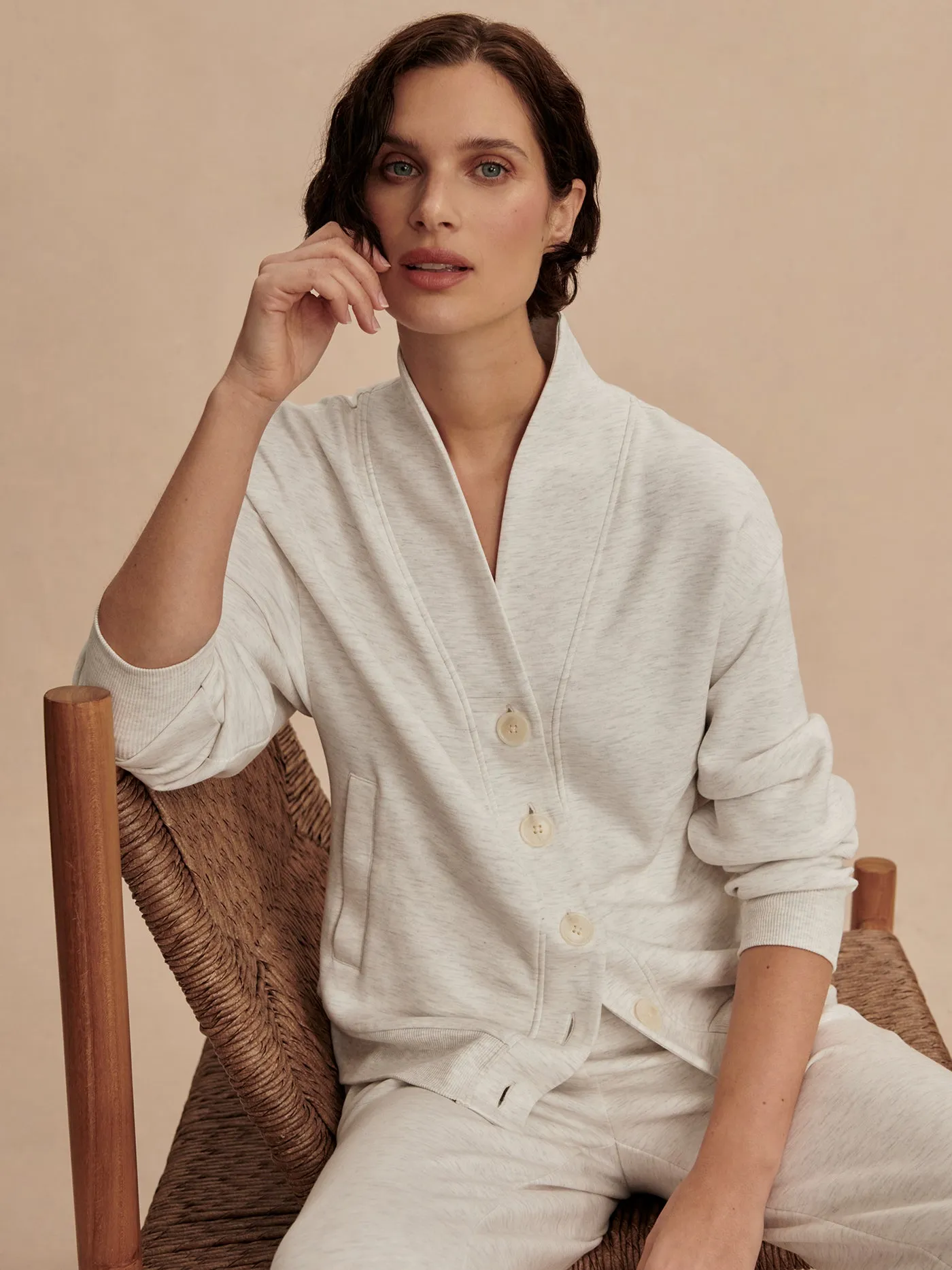 Celeste Button Through Sweat