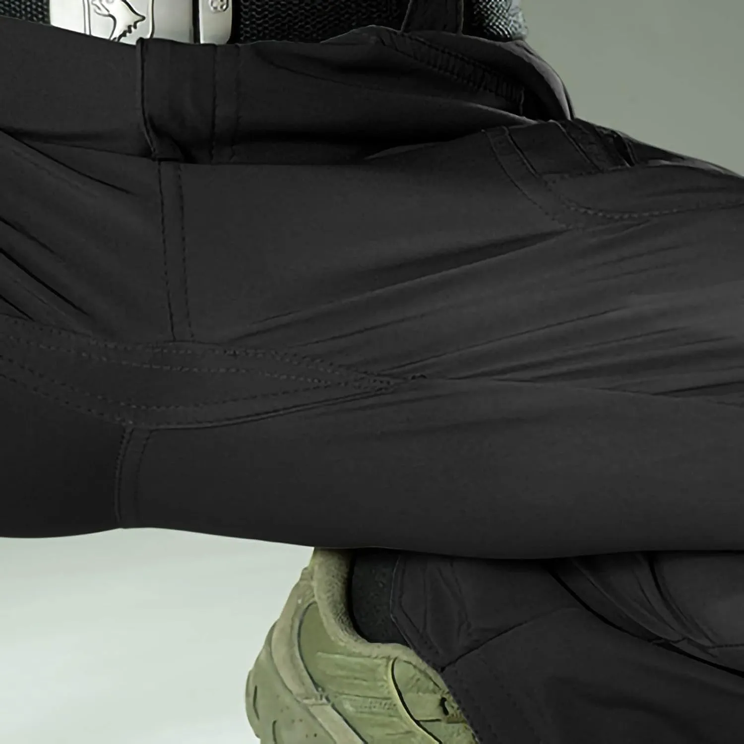 Chino Pants for Men Winter Warm Hiking Training Cargo Pants Fleece Thicken Sweatpant Slim Fit Running Tapered Pants