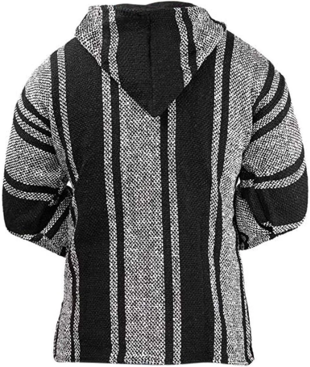 Classic Mexican Baja Hoodie Sweater Pullover