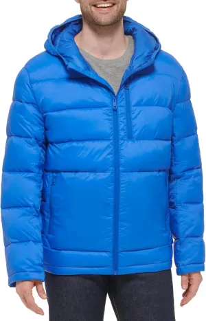 Cole Haan Men's Hooded Nylon Puffer Jacket