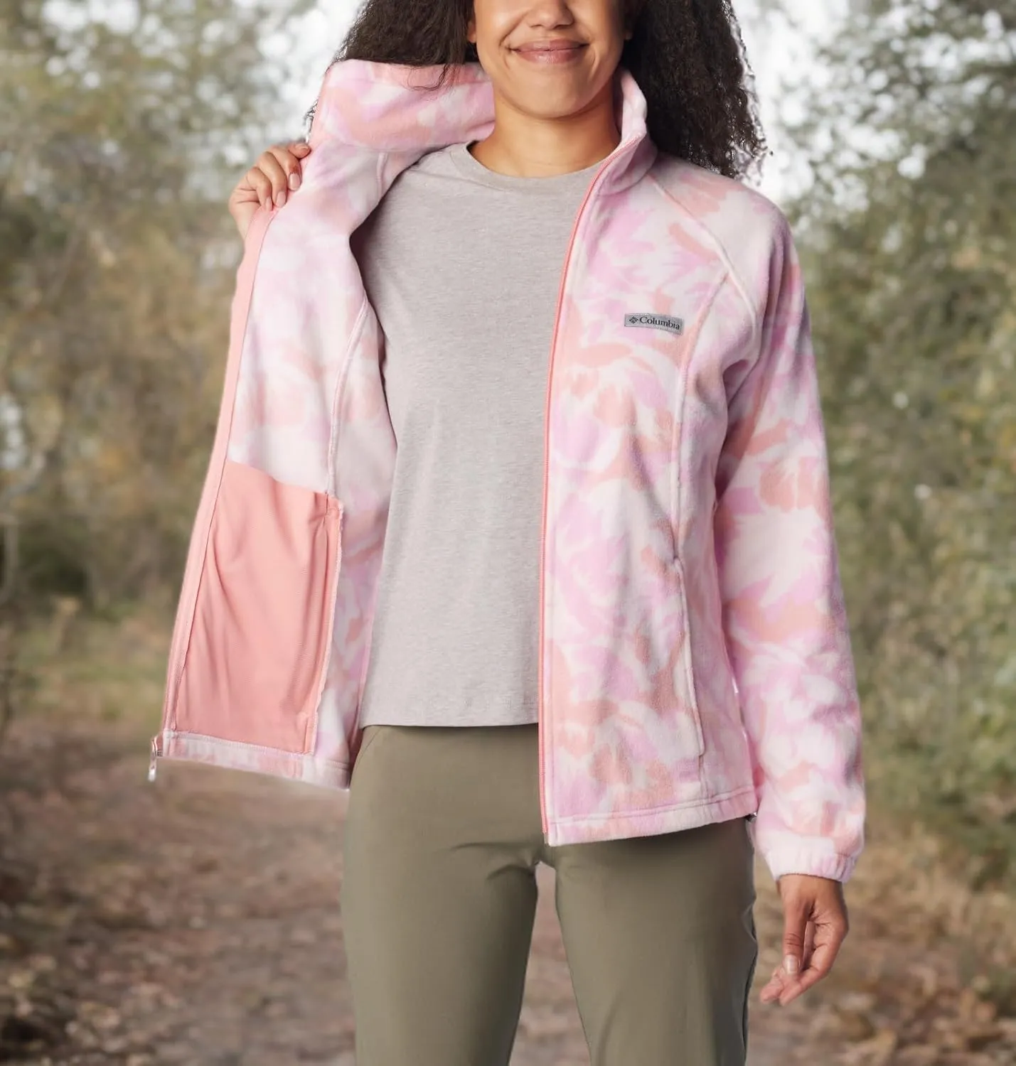 Columbia Women's Benton Springs Printed Full Zip