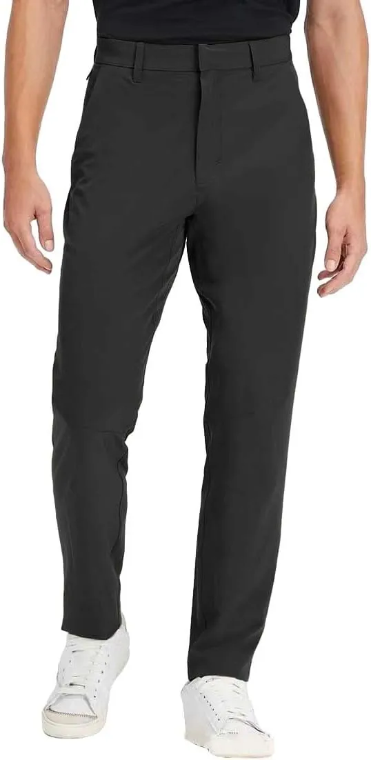 CRNTCEM Summer Golf Pants for Men Straight Leg Business Casual Hiking Travel Pants Tapered Leg Flat Front Formal Dress Pants