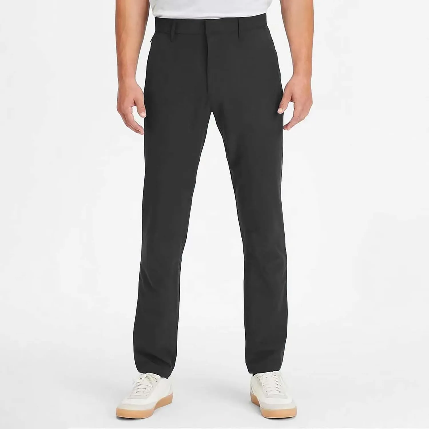 CRNTCEM Summer Golf Pants for Men Straight Leg Business Casual Hiking Travel Pants Tapered Leg Flat Front Formal Dress Pants