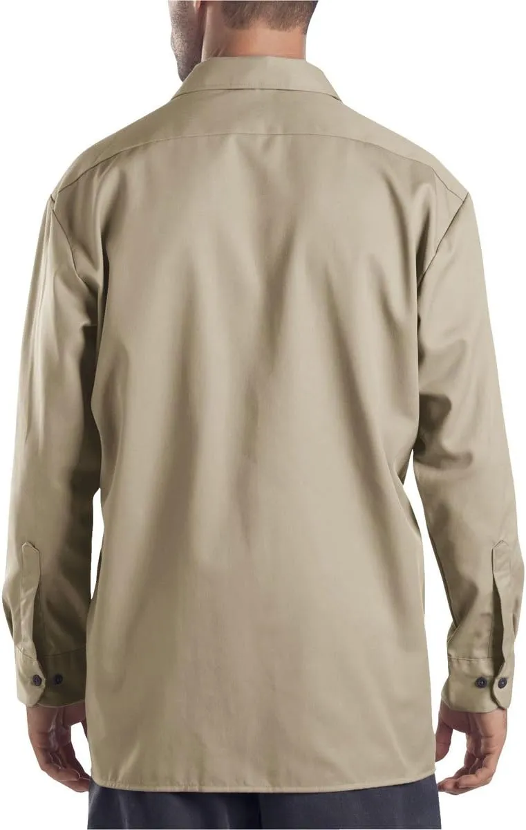 Dickies Men's Big and Tall Long Sleeve Work Shirt