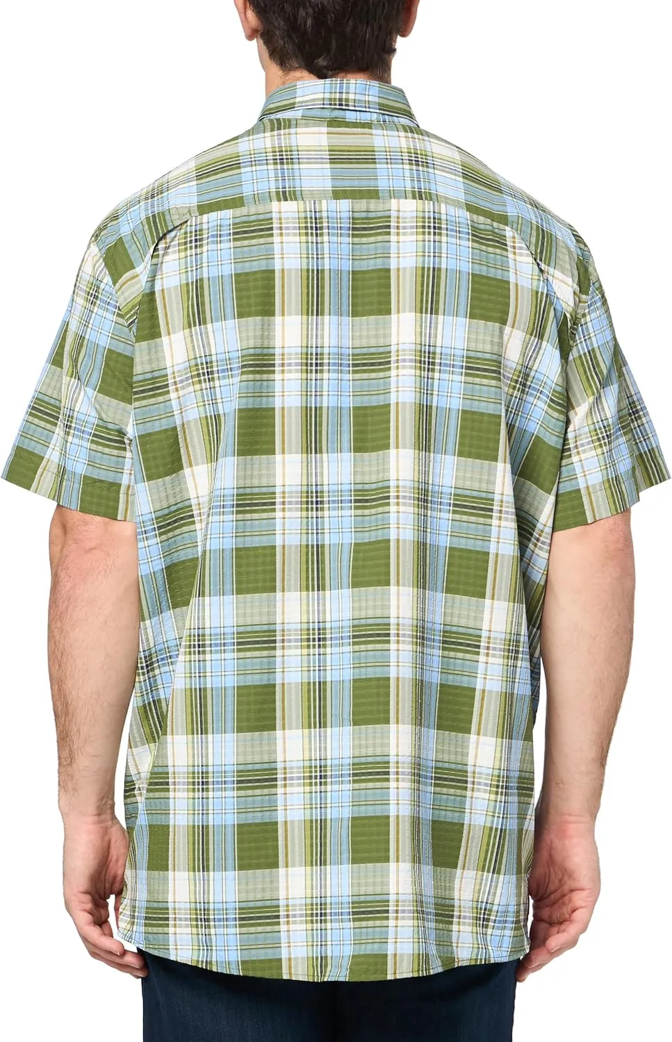 Eddie Bauer Men's Pack It Seersucker Short-Sleeve Shirt