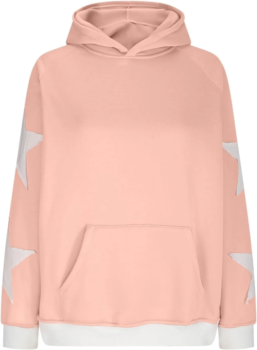 Embroidery Hoodies Women Cute Bowknot Graphic Preppy Pullover for Teen Girl Oversized Long Sleeve Hood Sweatshirt