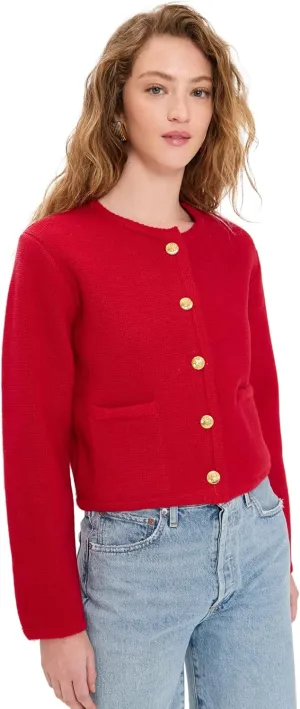 English Factory Women's Knit Sweater Cardigan