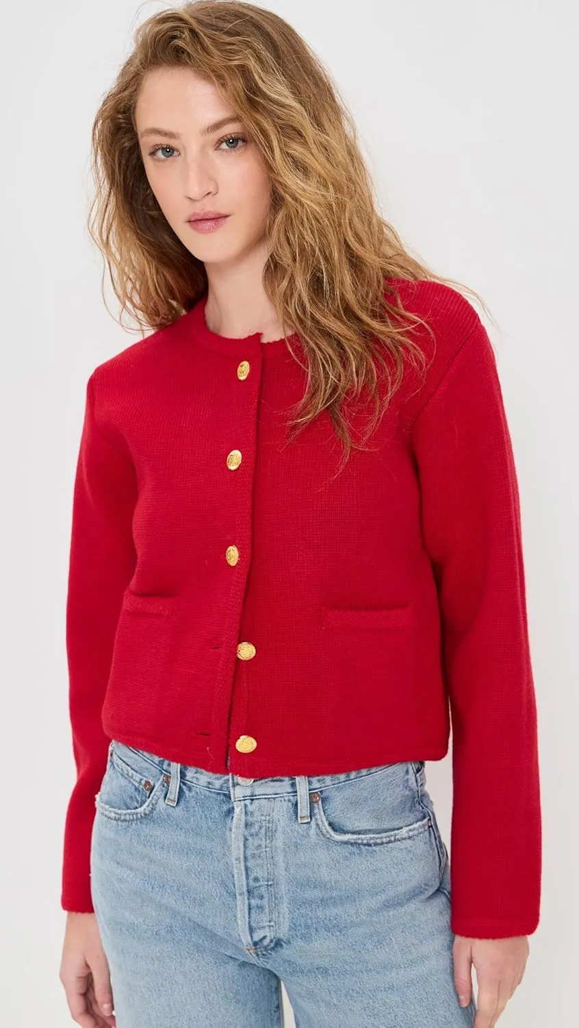 English Factory Women's Knit Sweater Cardigan