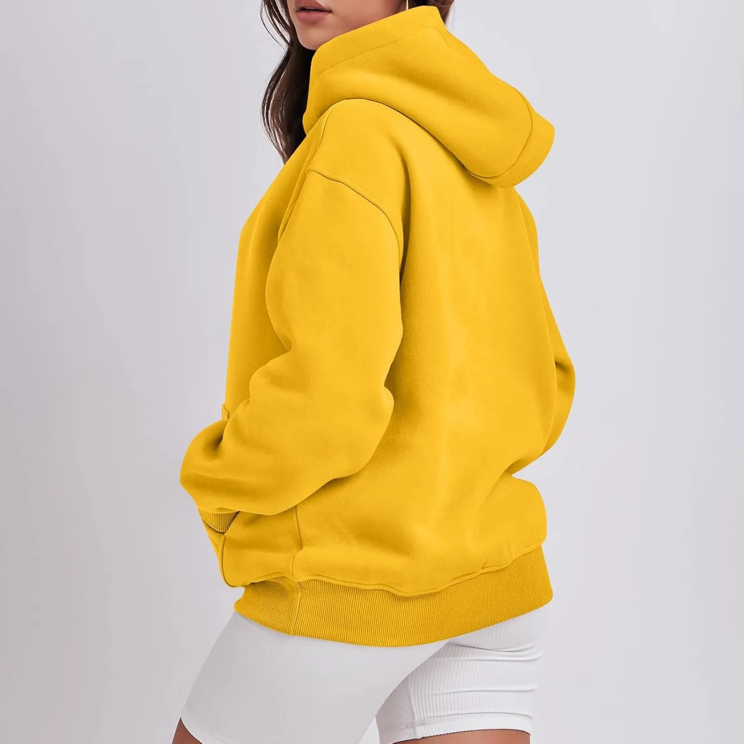 Fall Sweatshirts, Womens Oversized Sweatshirts Pullover Hoodies Fleece Sweaters Long Sleeve With Pockets Winter Fall