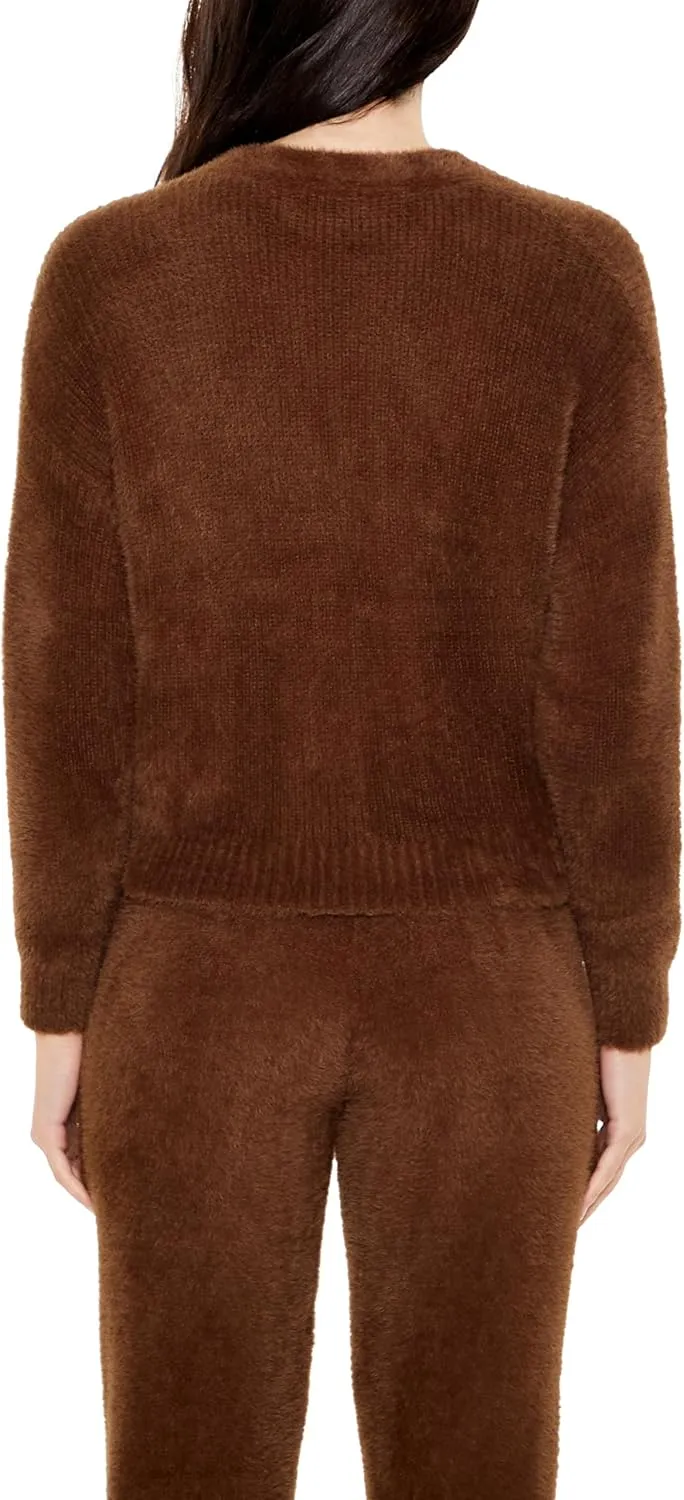 Forever 21 Women's Fuzzy Cardigan Sweater