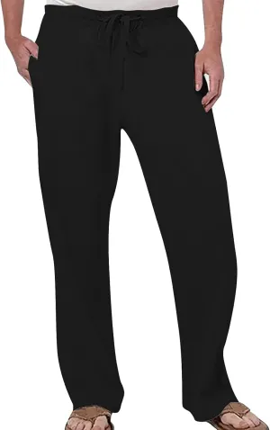 FZVYD Khaki Cargo Pants Mens Joggers Cargo Pants Fashion Casual Sweatpants Work Pants Drawstring Loose Trousers with Pockets