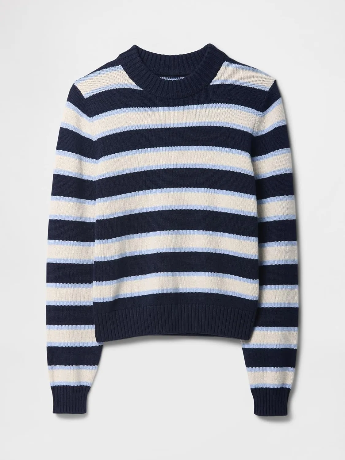 GAP Women's High Neck Cotton Crew Sweater
