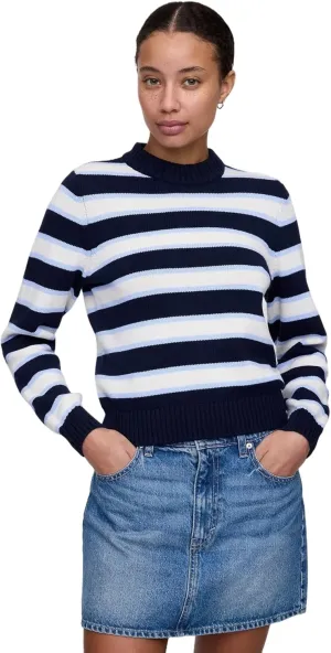 GAP Women's High Neck Cotton Crew Sweater