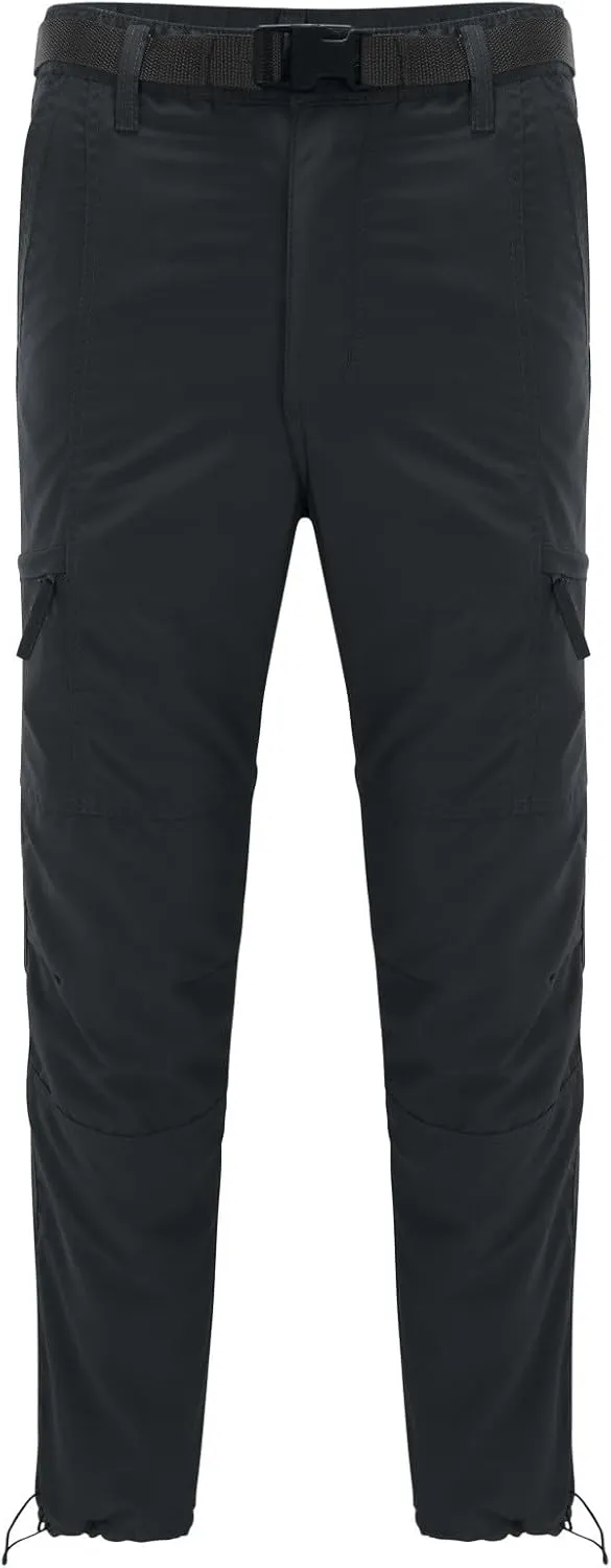 GIERIDUC Men's Water Resistant Hiking Pants Men Cargo Pants with Pockets 28X30 Slim Fit Dress Pants Mens Tapered Dress Pants
