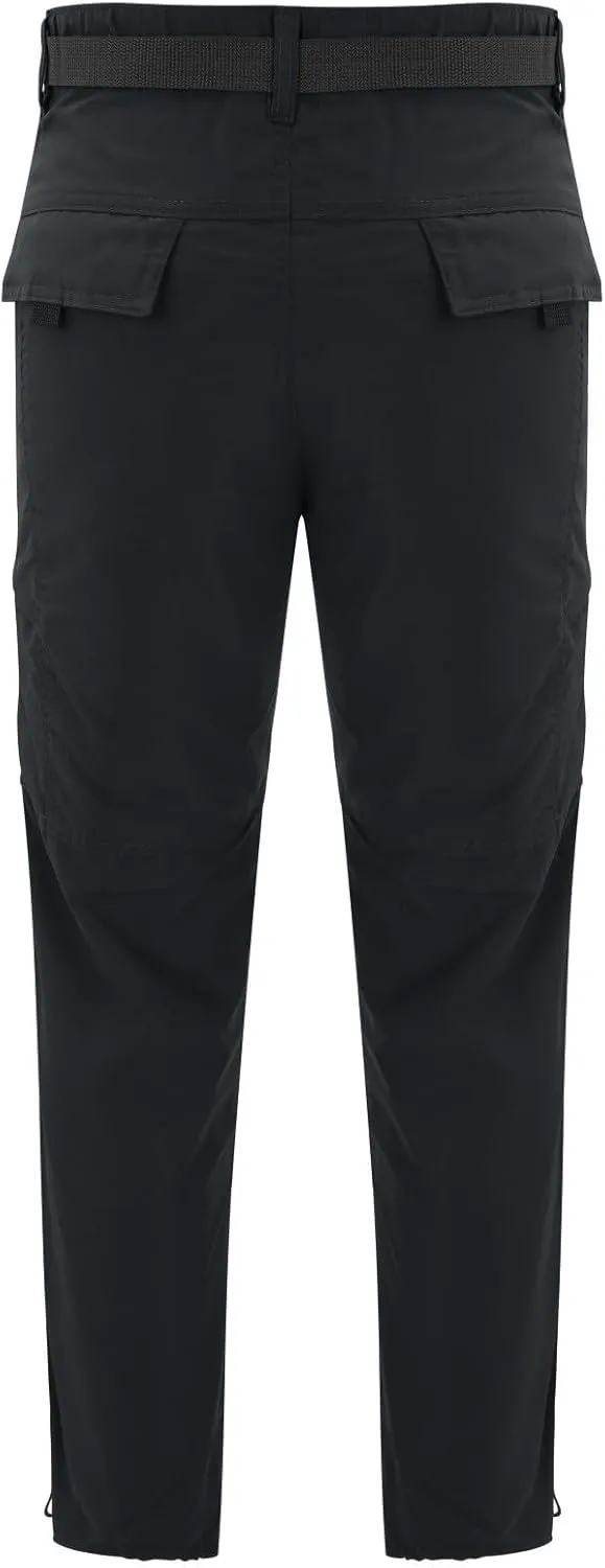 GIERIDUC Men's Water Resistant Hiking Pants Men Cargo Pants with Pockets 28X30 Slim Fit Dress Pants Mens Tapered Dress Pants