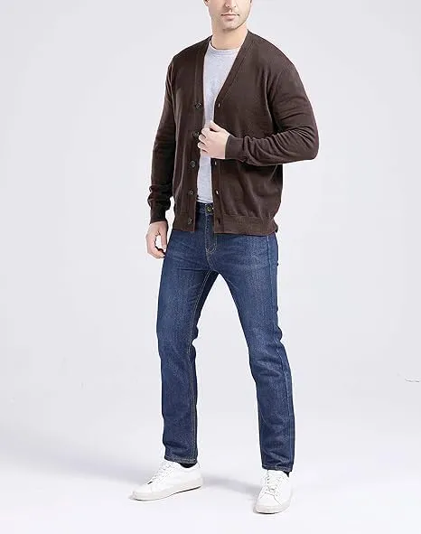 Gilboa Men's 100% Cotton Cardigan Sweater