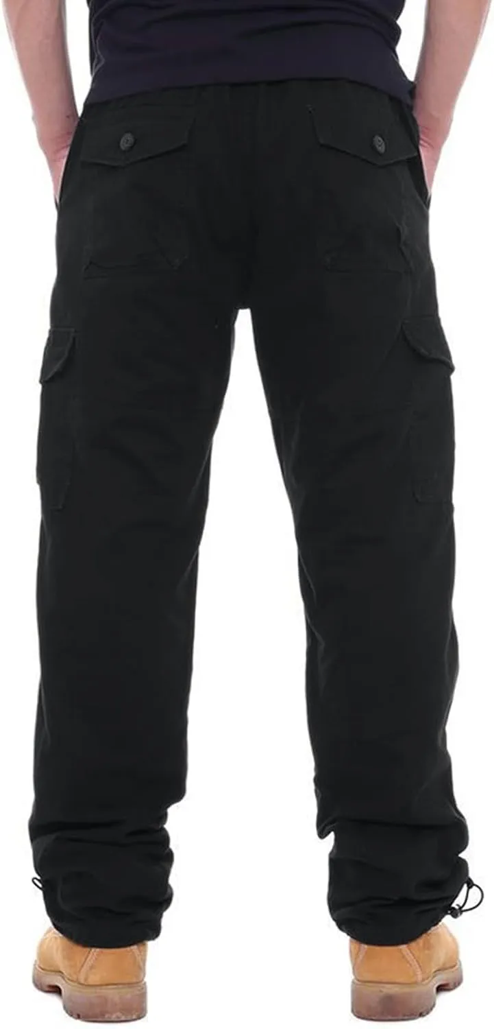 GOFULY Men Cargo Pants Work Ripstop Stretch Slim Fit Sweatpants with Pockets Special Occasions Pants Athletic Baggy Pants