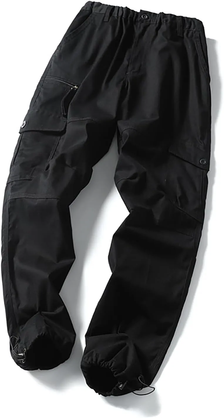 GOFULY Men Cargo Pants Work Ripstop Stretch Slim Fit Sweatpants with Pockets Special Occasions Pants Athletic Baggy Pants