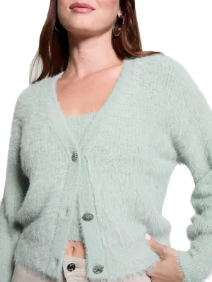 GUESS Women's Long Sleeve Keyla Cardigan Sweater