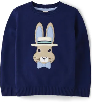 Gymboree Boys' and Toddler Embroidered Pullover Sweater