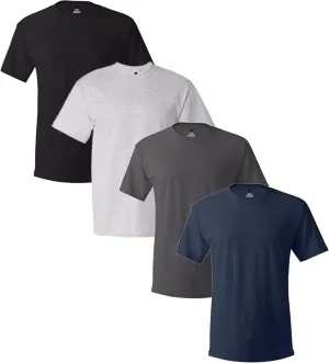 Hanes Men's Comfortsoft Tagless Crewneck T-Shirt 4 Pack