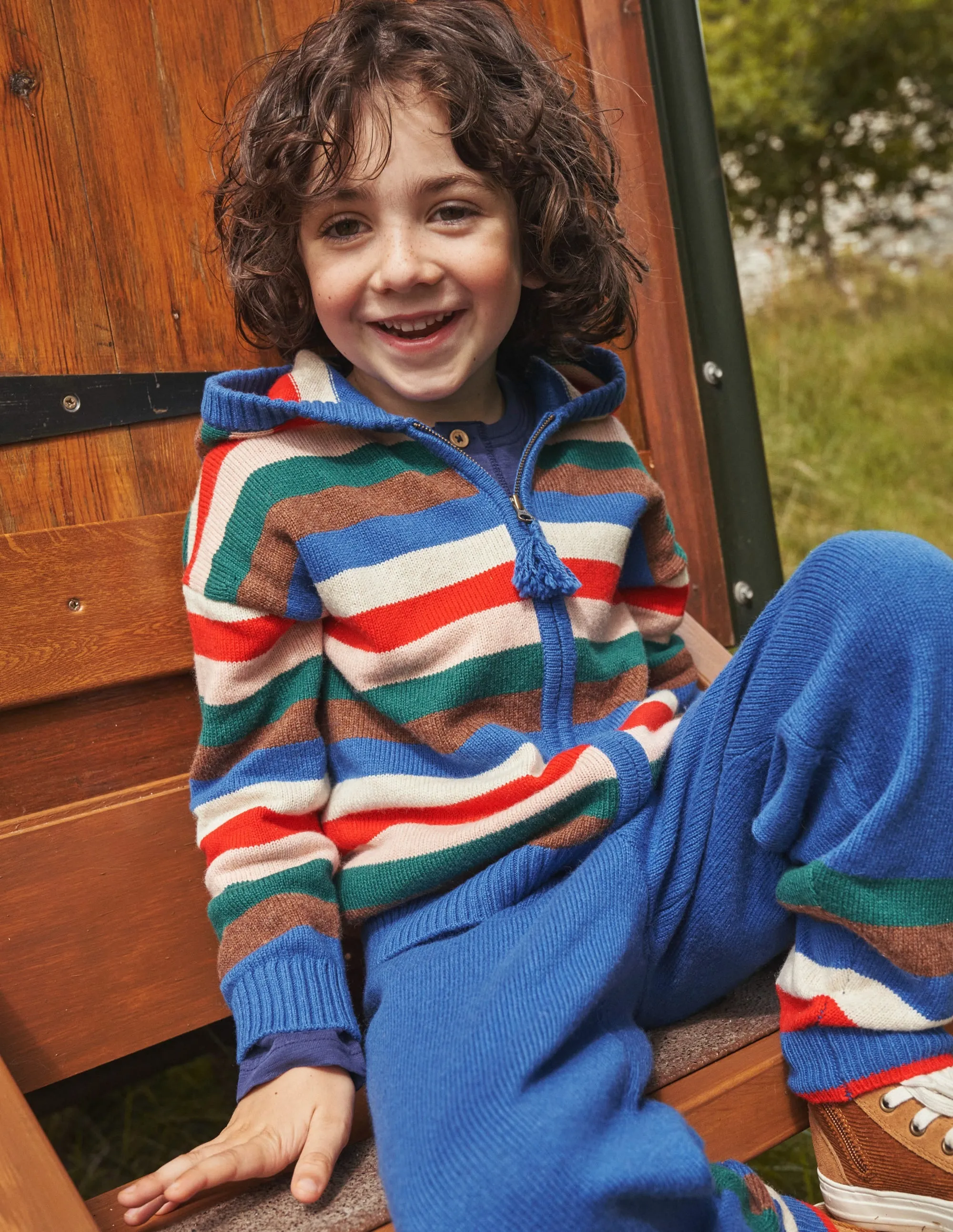 Hooded Zip Through-Paradisico Blue
