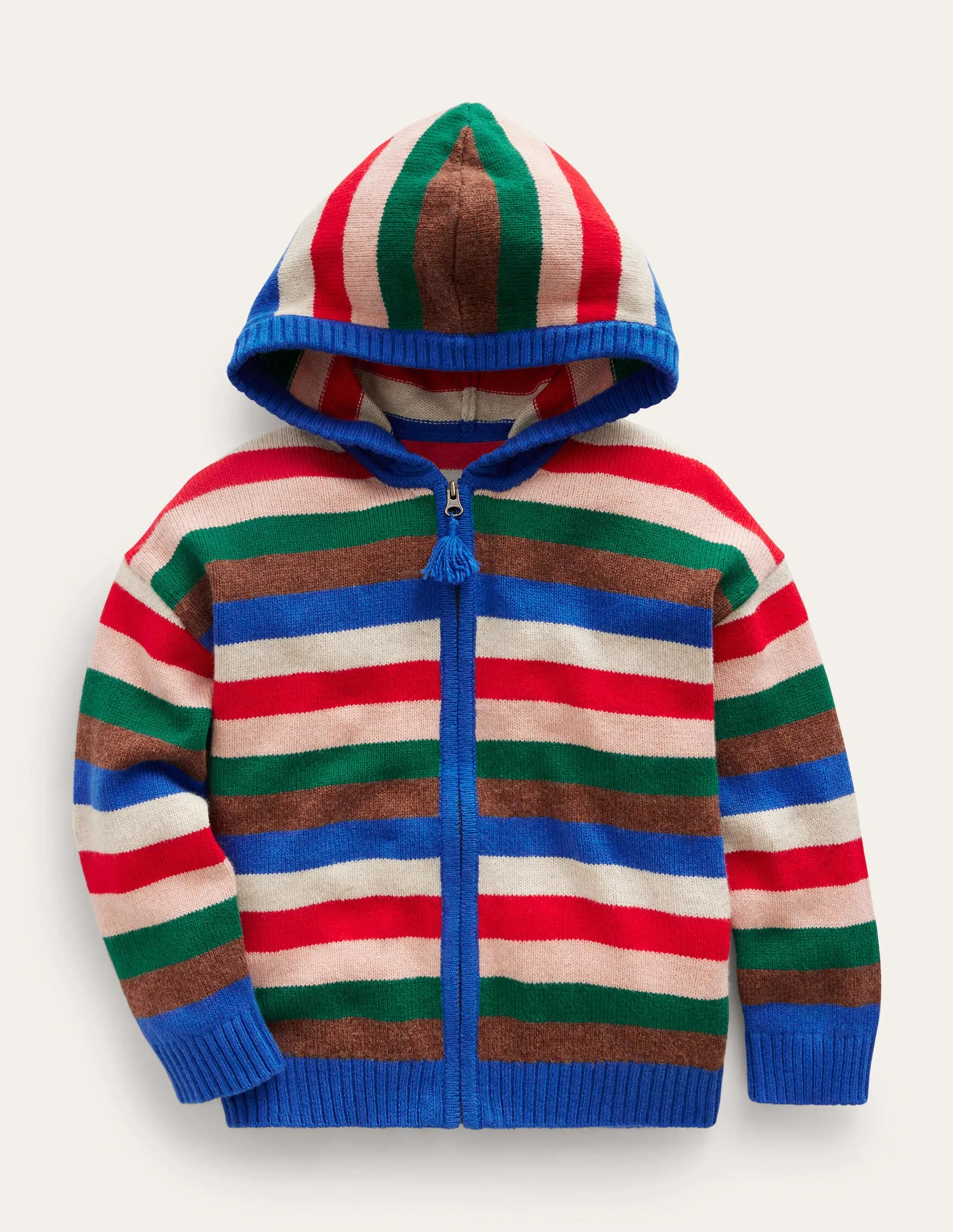 Hooded Zip Through-Paradisico Blue