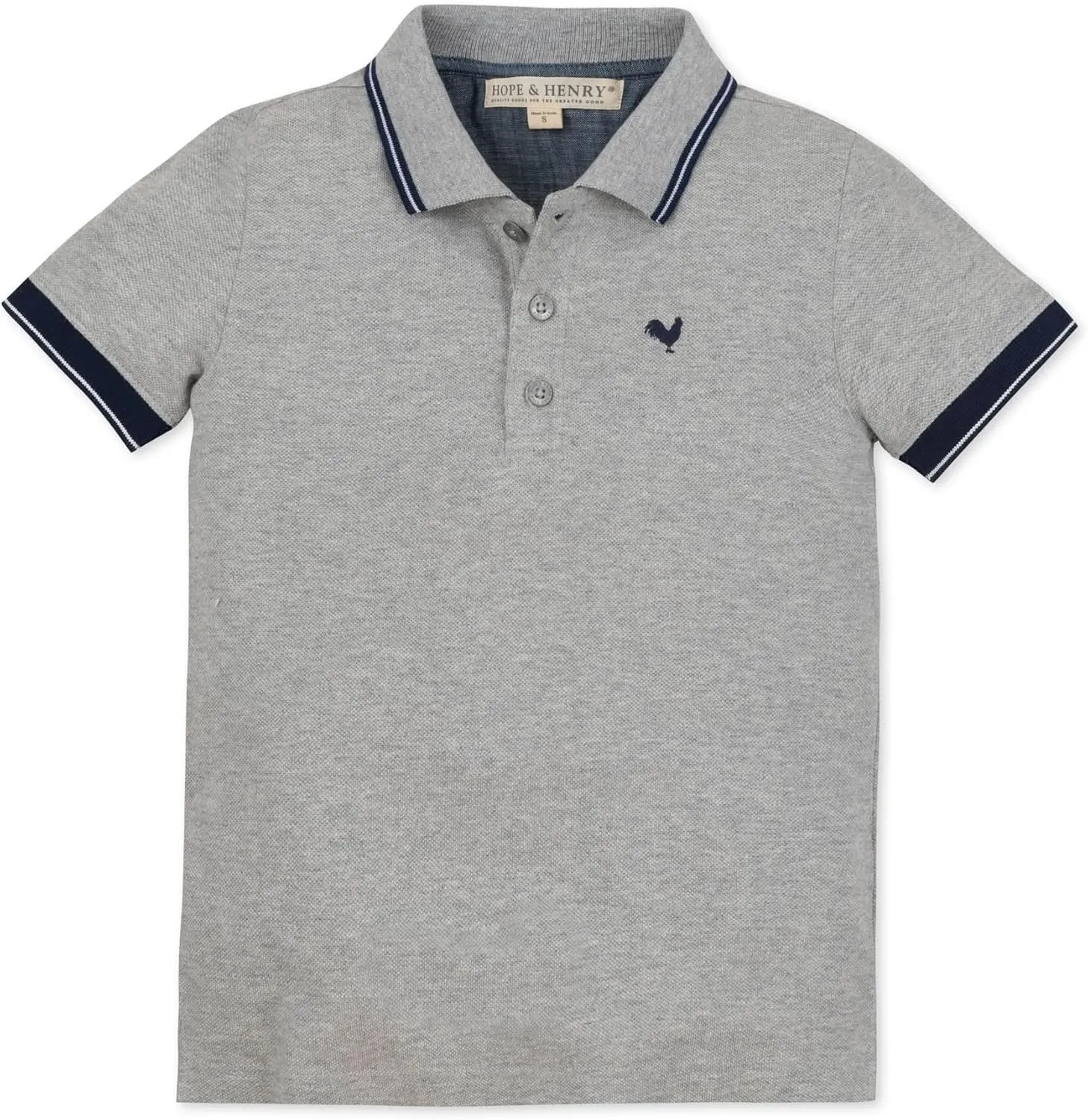 Hope & Henry Boys' Short Sleeve Polo Shirt