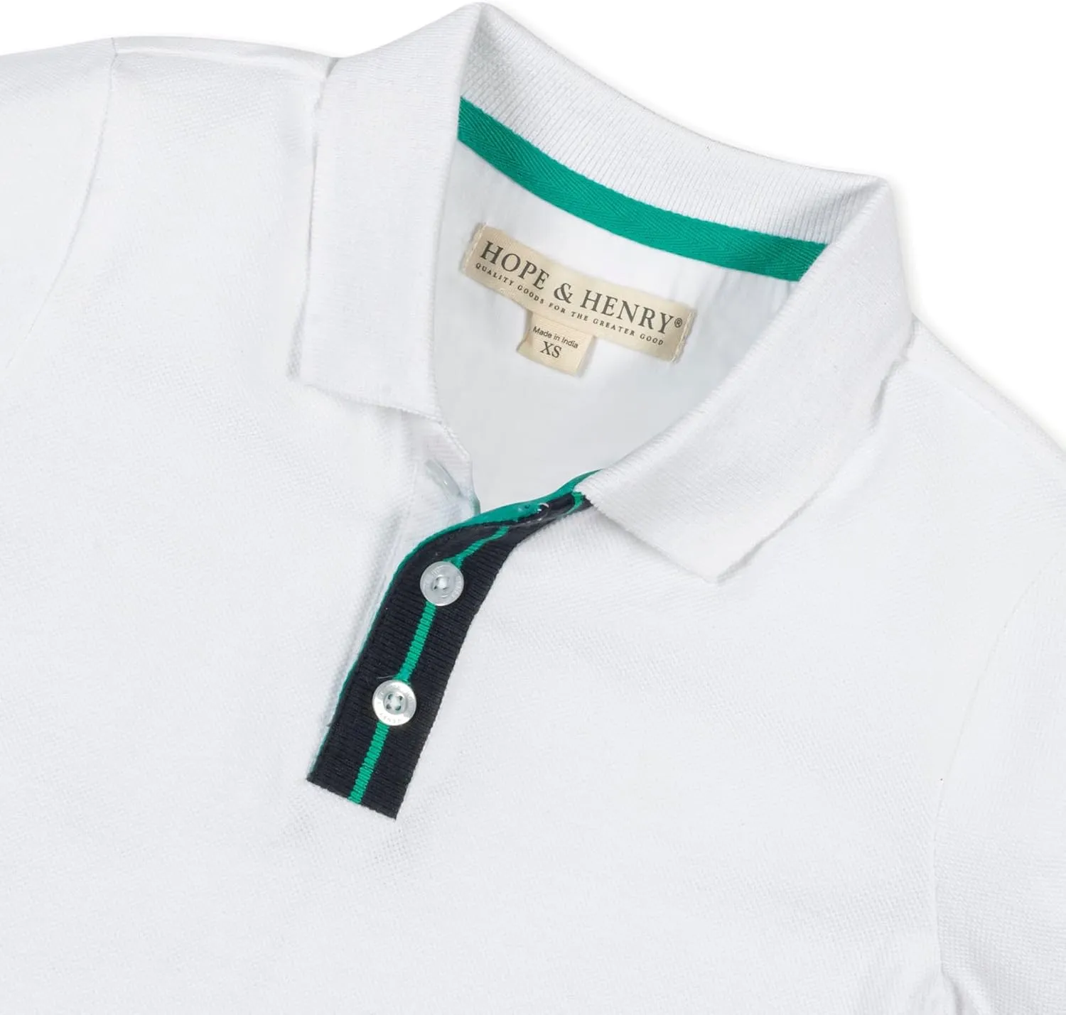 Hope & Henry Boys' Short Sleeve Polo Shirt