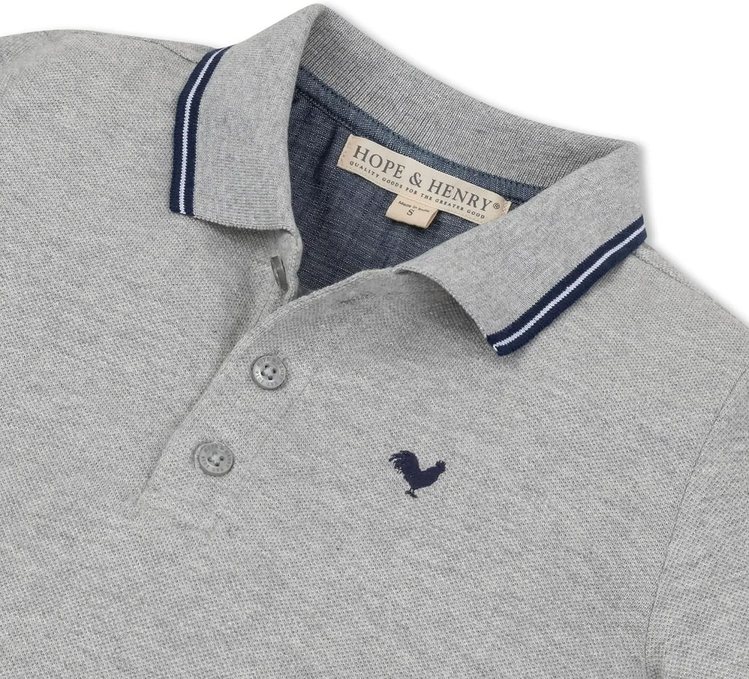 Hope & Henry Boys' Short Sleeve Polo Shirt