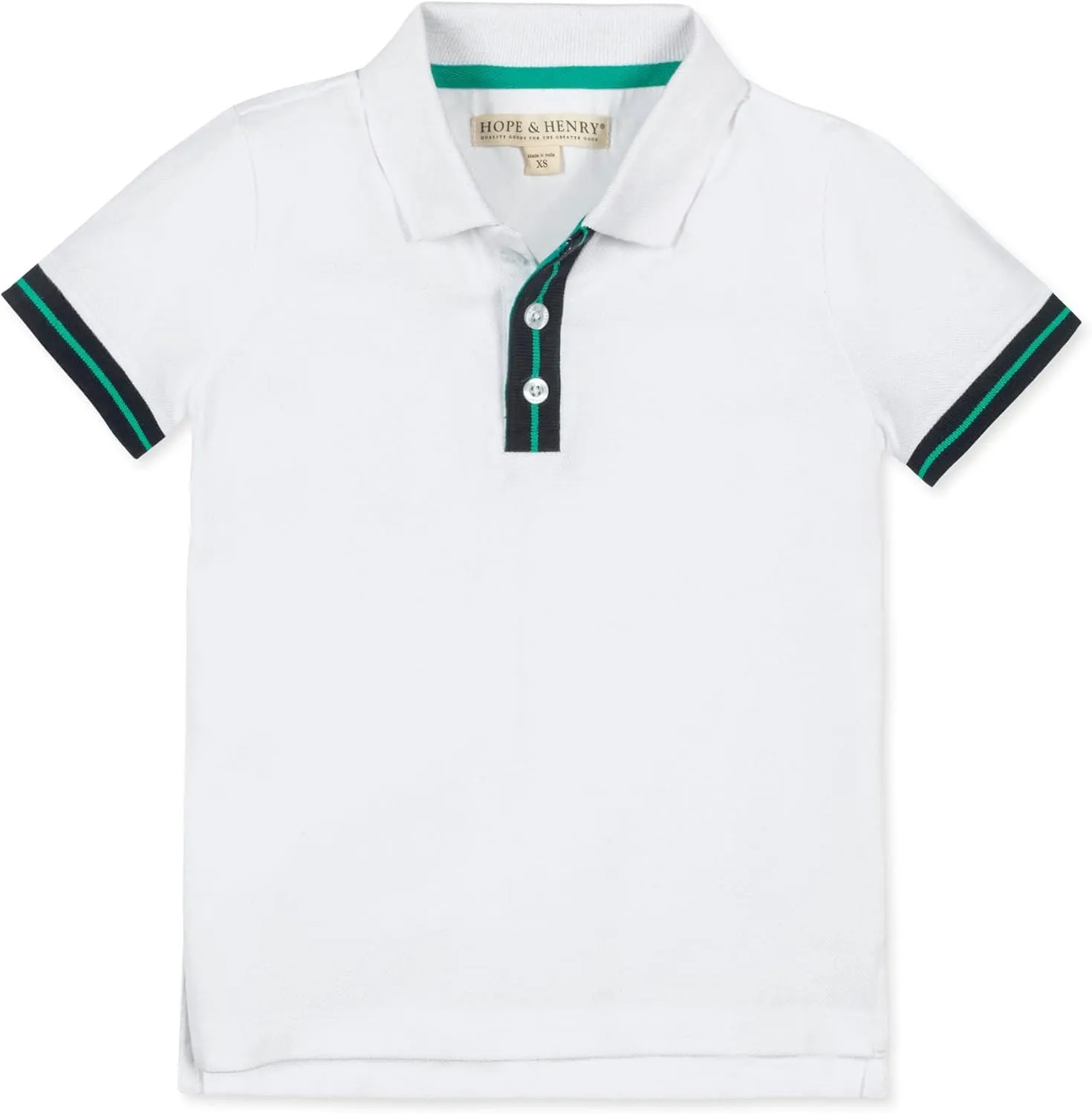 Hope & Henry Boys' Short Sleeve Polo Shirt