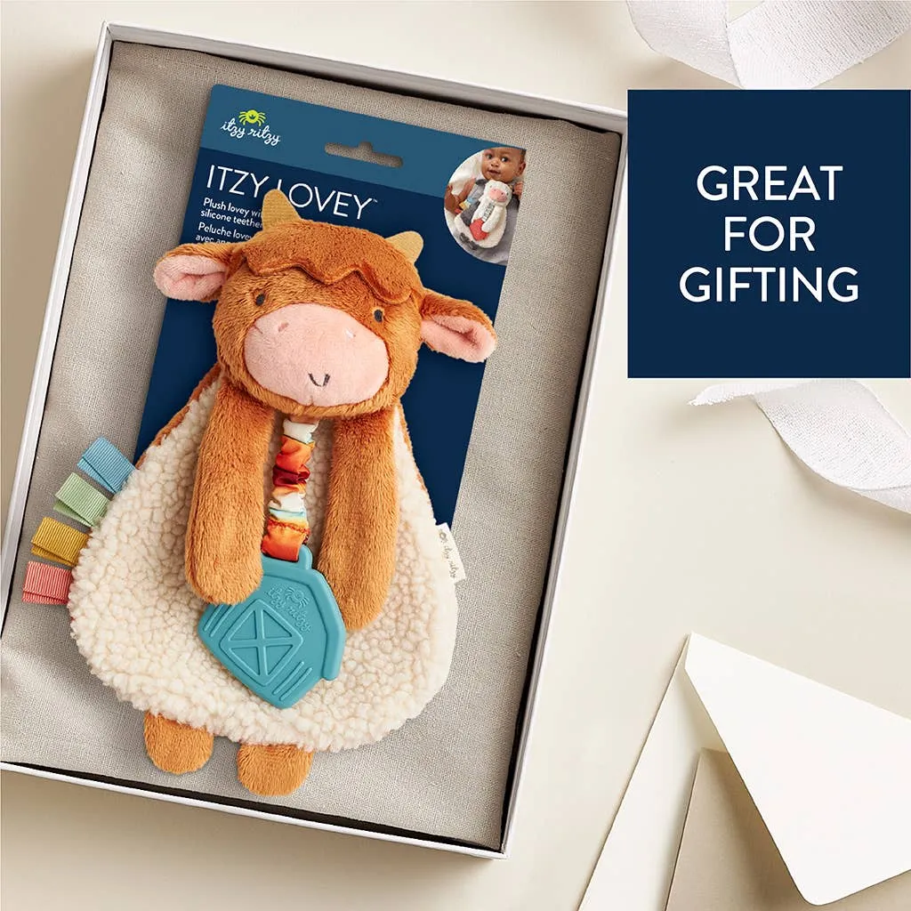 Itzy Friends Lovey Plush: Highland Cow
