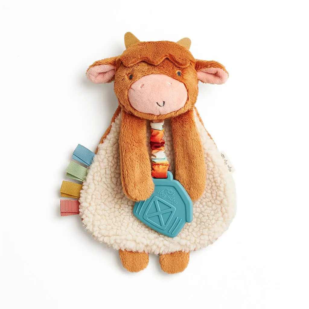 Itzy Friends Lovey Plush: Highland Cow