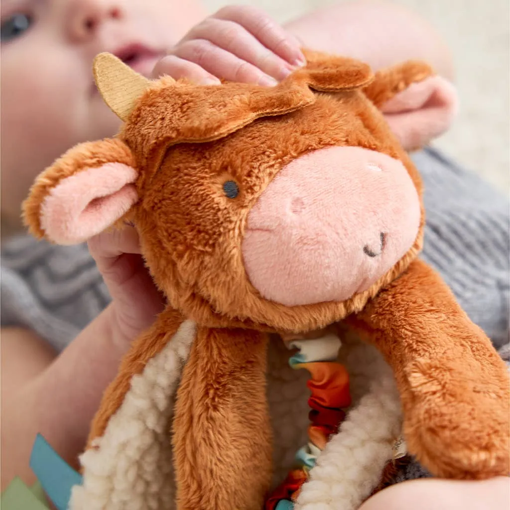 Itzy Friends Lovey Plush: Highland Cow