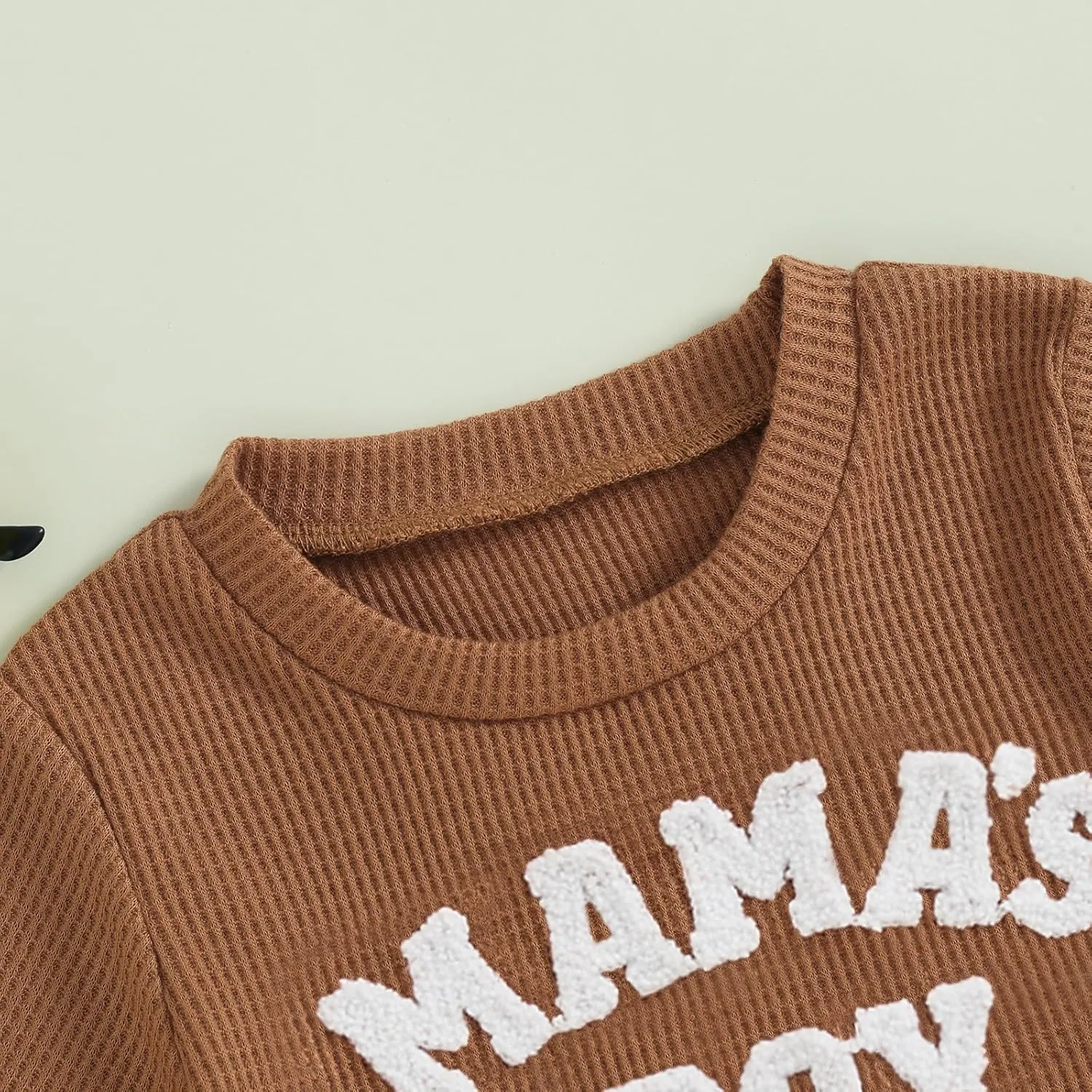 Kupretty Toddler Baby Boy Summer Clothes Embroiderey Waffle Knit Short Sleeve T-Shirt Tees   Casual Shorts Cute Clothing Set